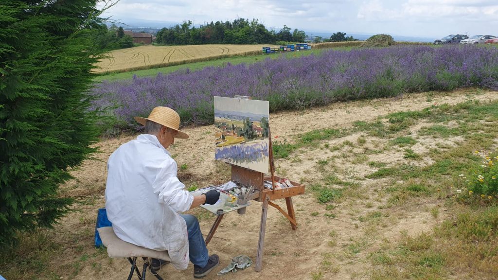 “Le colline, la lavanda, i pennelli”